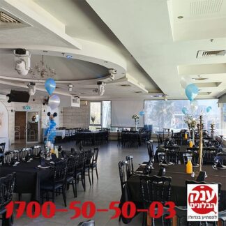 עיצוב בלונים ברית בקטנה