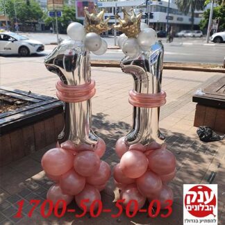 מעמד בלונים יום הולדת 11