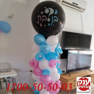סטנד בלונים להולדת בן או בת